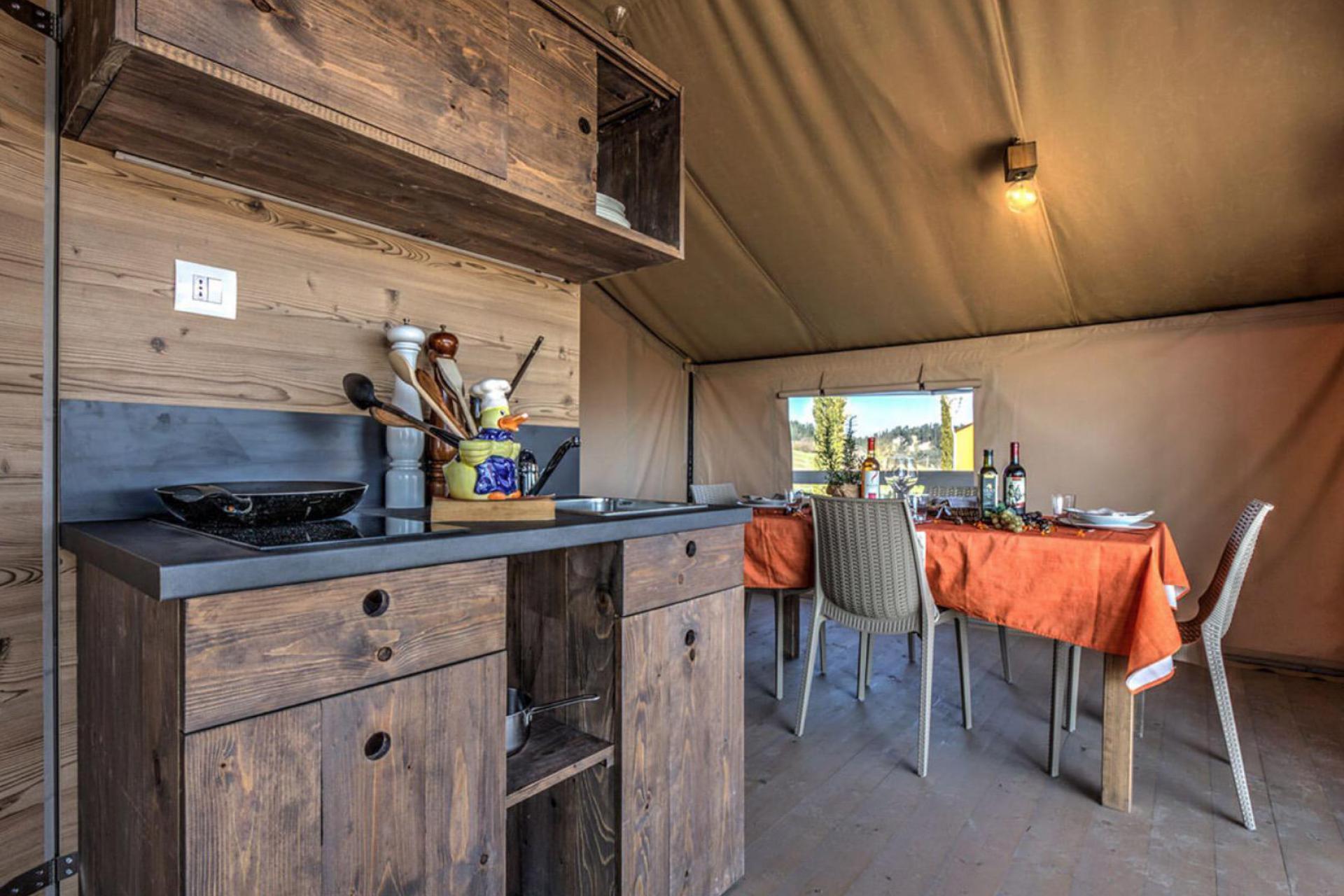 Familienfreundliches Glamping in der Toskana