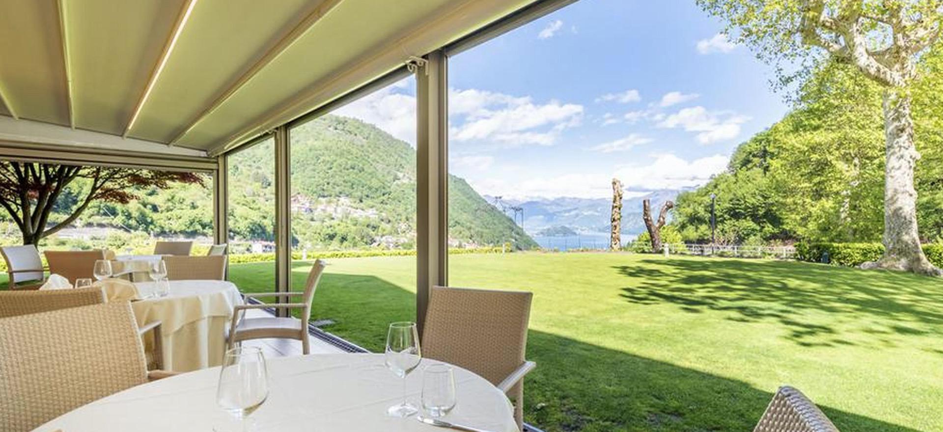 Agriturismo Lake Como and Lake Garda Agriturismo with restaurant and views of Lake Como